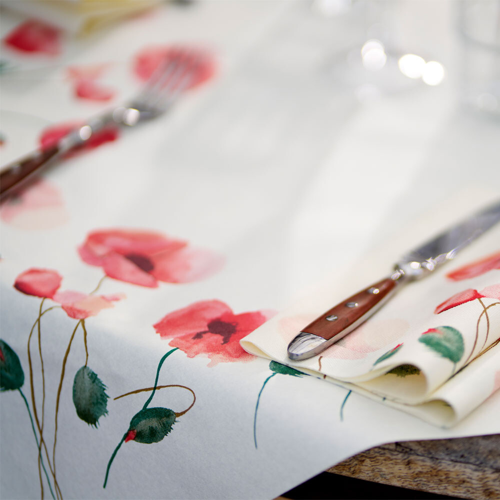Bio Dunicel Mitteldecken 84 x 84 cm Motiv 20er Pack Poppy Charm Bio Dunicel Mitteldecken 84 x 84 cm Motiv 20er Pack Poppy Charm