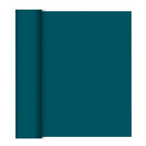 Bio Dunicel Tischläufer Tete-a-Tete Uni Klassik ocean teal Bio Dunicel Tischläufer Tete-a-Tete Uni Klassik ocean teal