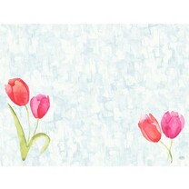 Bio Dunicel-Tischsets Painted Tulips Bio Dunicel-Tischsets Painted Tulips