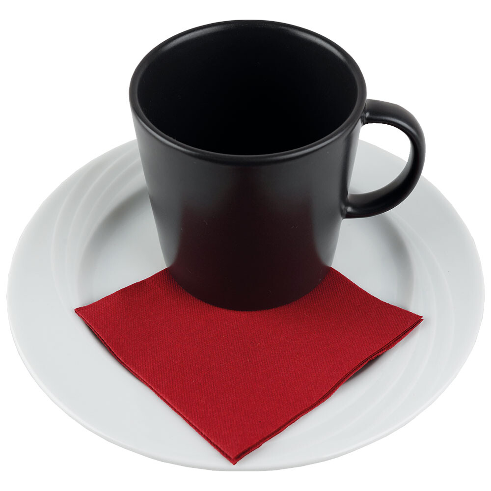 Bio Dunisoft-Servietten - 20 x 20 cm bordeaux Bio Dunisoft-Servietten - 20 x 20 cm bordeaux