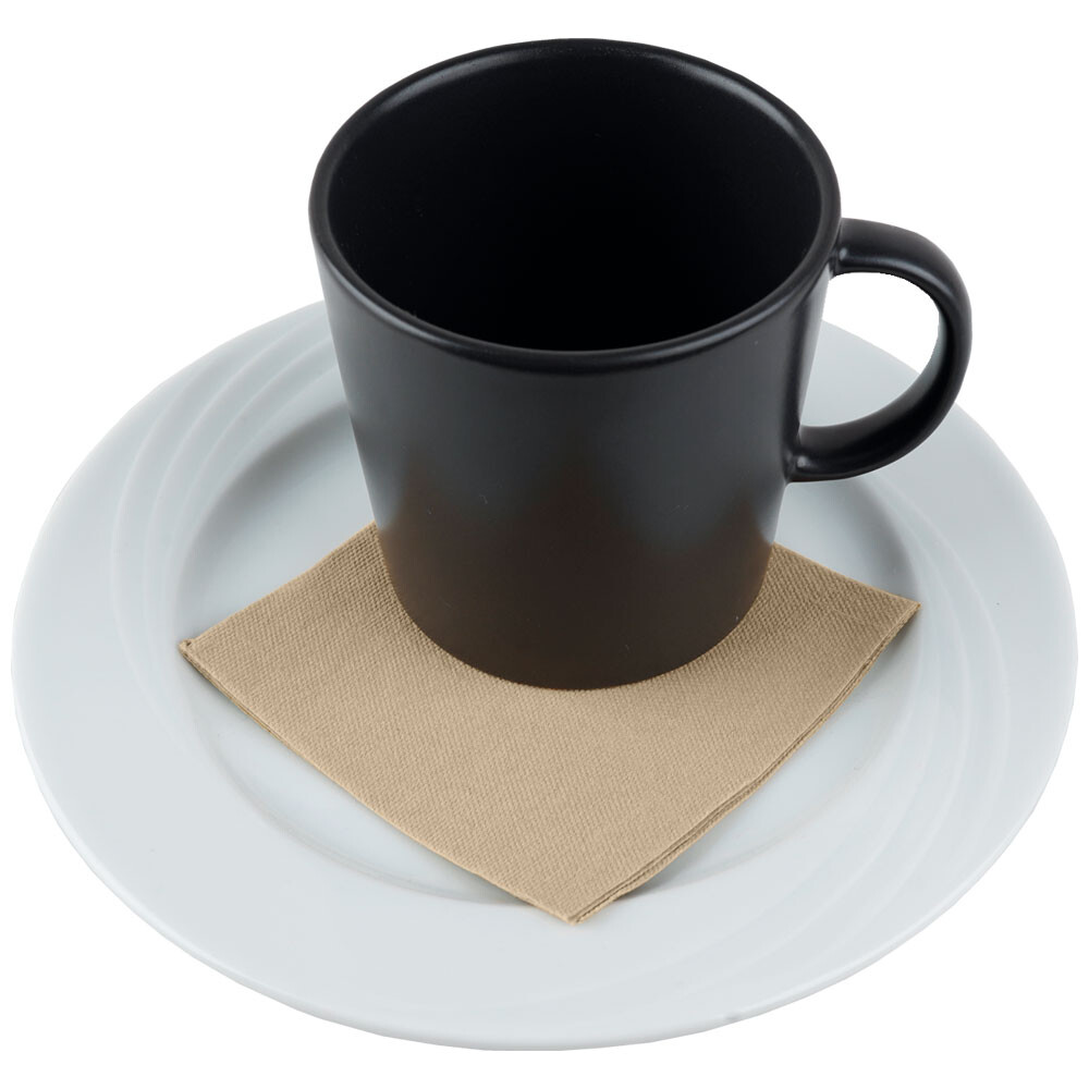 Bio Dunisoft-Servietten - 20 x 20 cm natural brown Bio Dunisoft-Servietten - 20 x 20 cm natural brown