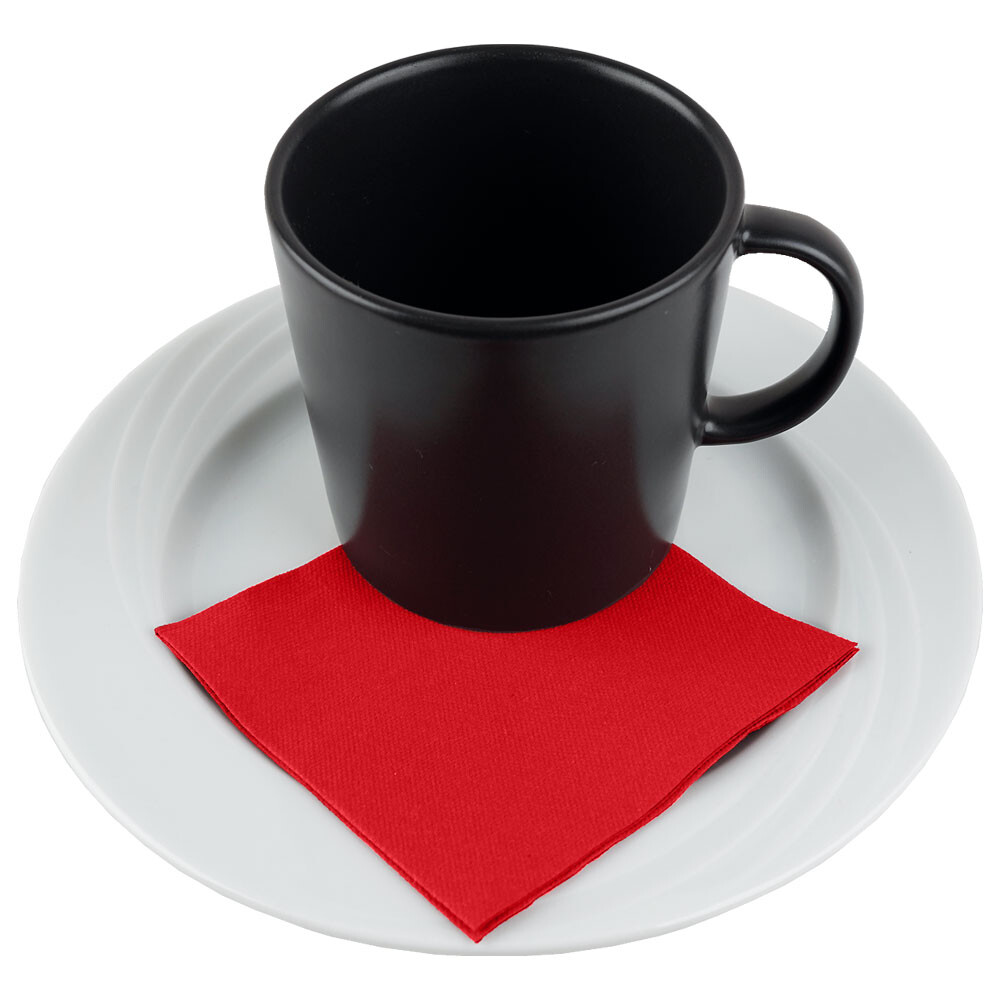Bio Dunisoft-Servietten - 20 x 20 cm rot Bio Dunisoft-Servietten - 20 x 20 cm rot