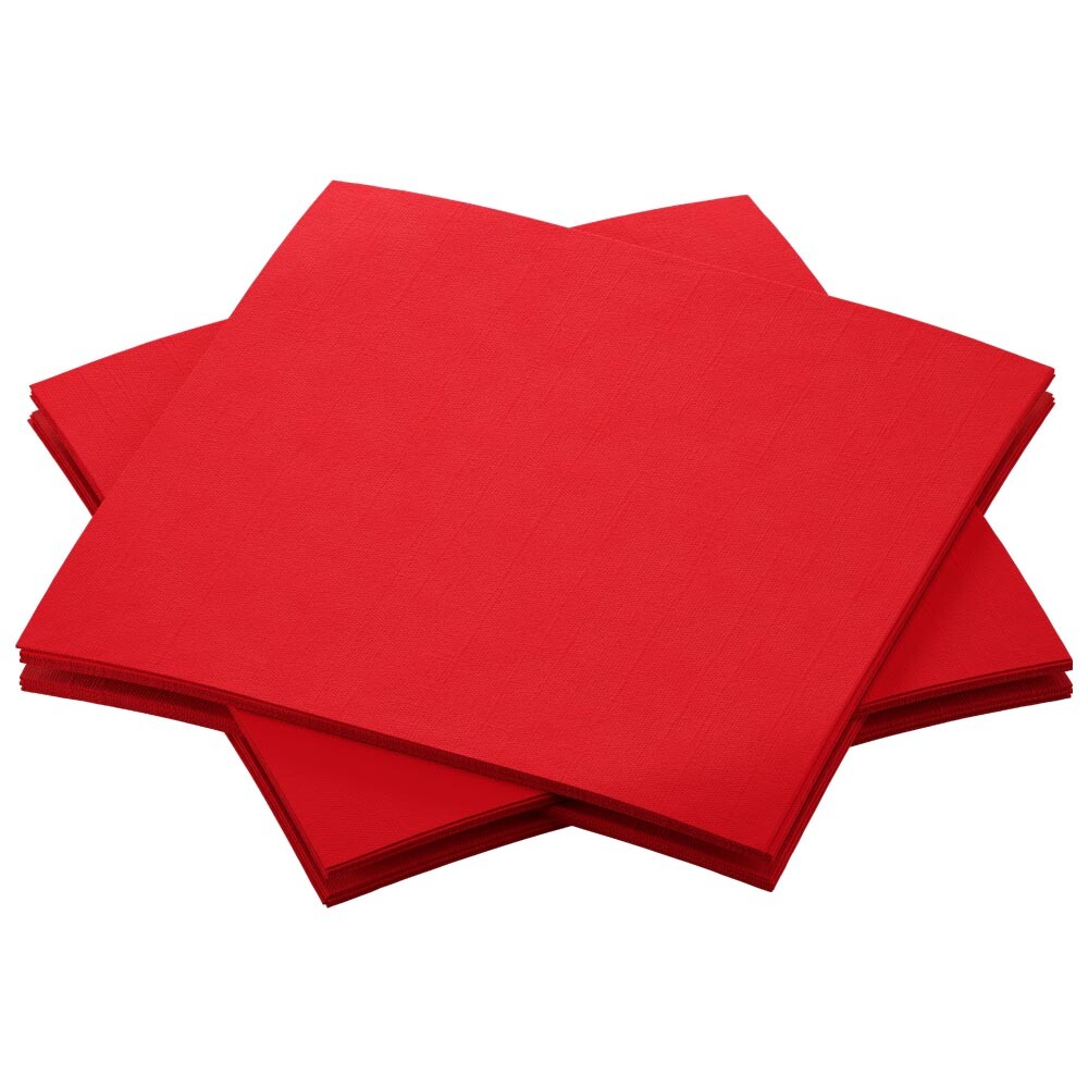 Bio Dunisoft-Servietten - 20 x 20 cm rot Bio Dunisoft-Servietten - 20 x 20 cm rot