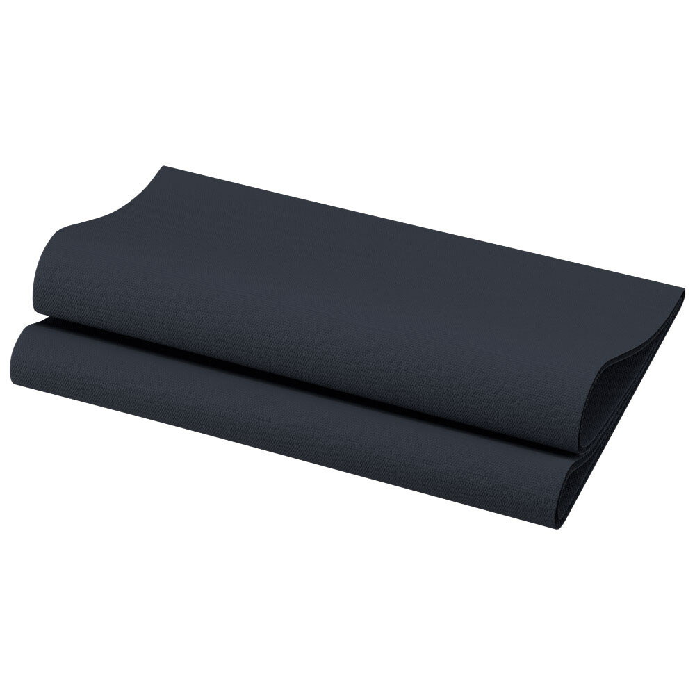 Bio Dunisoft-Servietten - 40 x 40 cm 1-4 Falz black