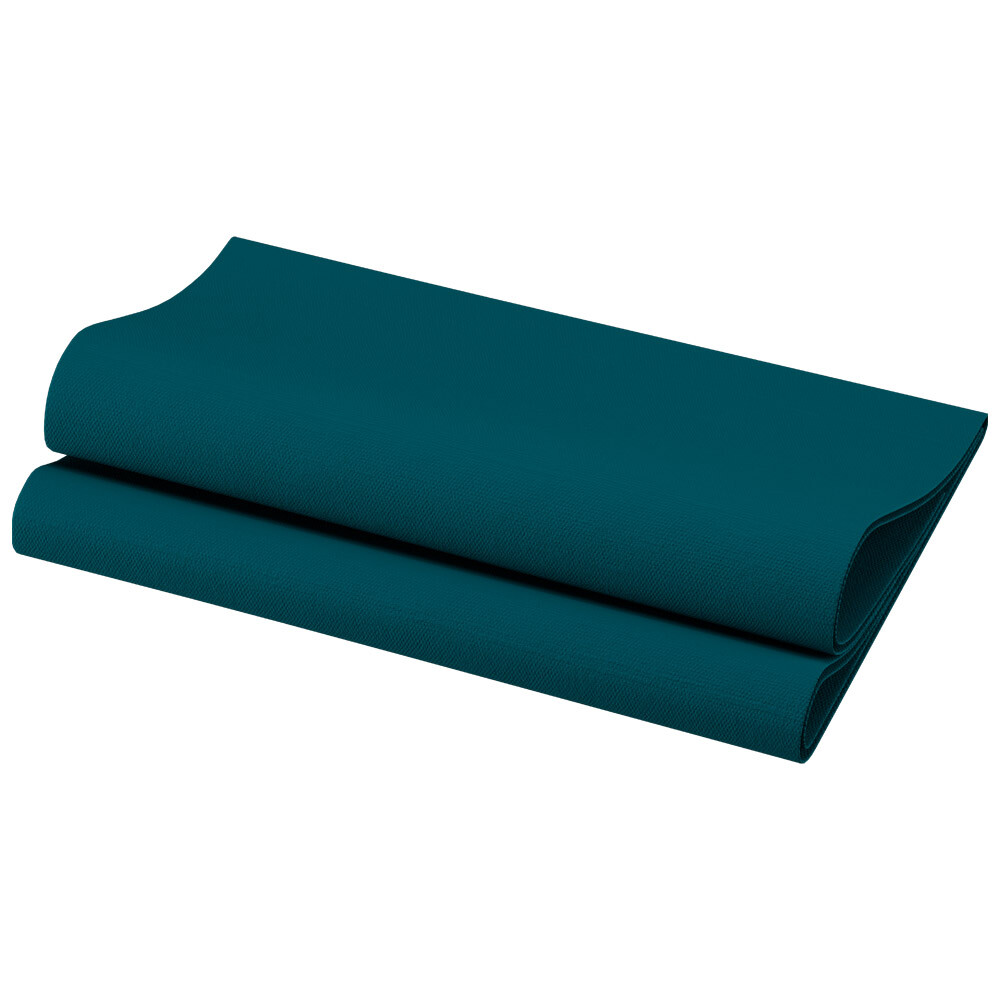 Bio Dunisoft-Servietten - 40 x 40 cm 1-4 Falz ocean teal Bio Dunisoft-Servietten - 40 x 40 cm 1-4 Falz ocean teal