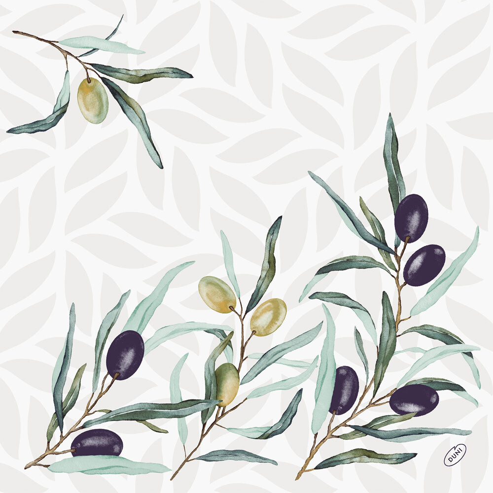 Bio Dunisoft-Servietten - 40 x 40 cm 14 Olive Garden Bio Dunisoft-Servietten - 40 x 40 cm 14 Olive Garden