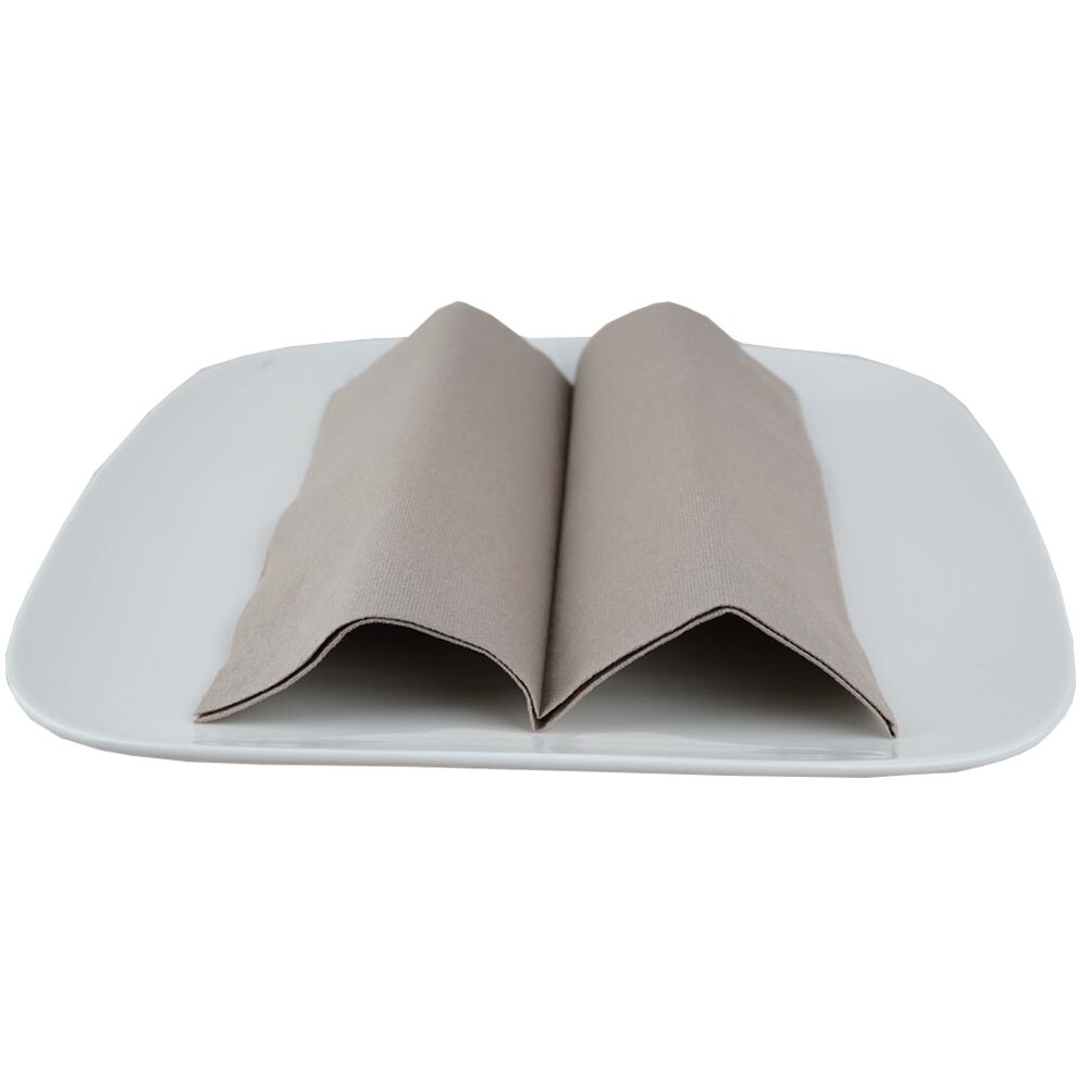 Bio Dunisoft-Servietten - 40 x 40 cm greige Bio Dunisoft-Servietten - 40 x 40 cm greige