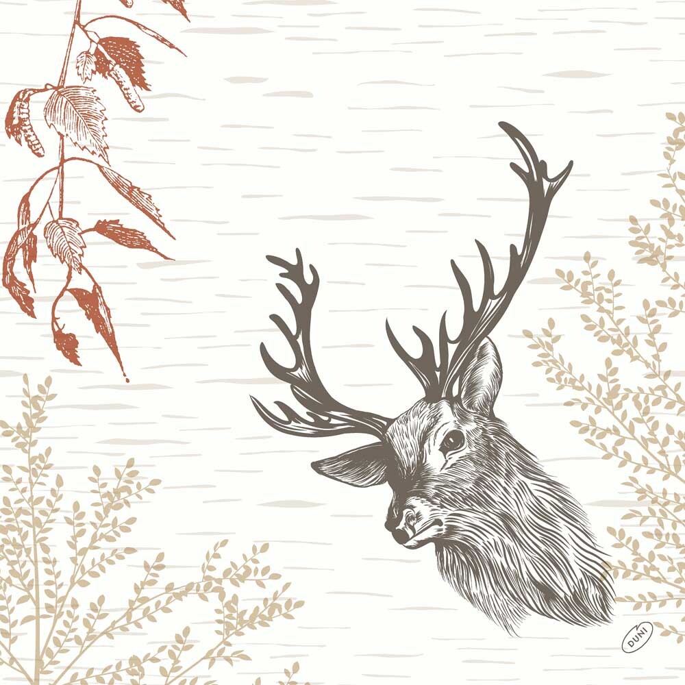 Bio Dunisoft - Servietten Herbst Wood + Deer