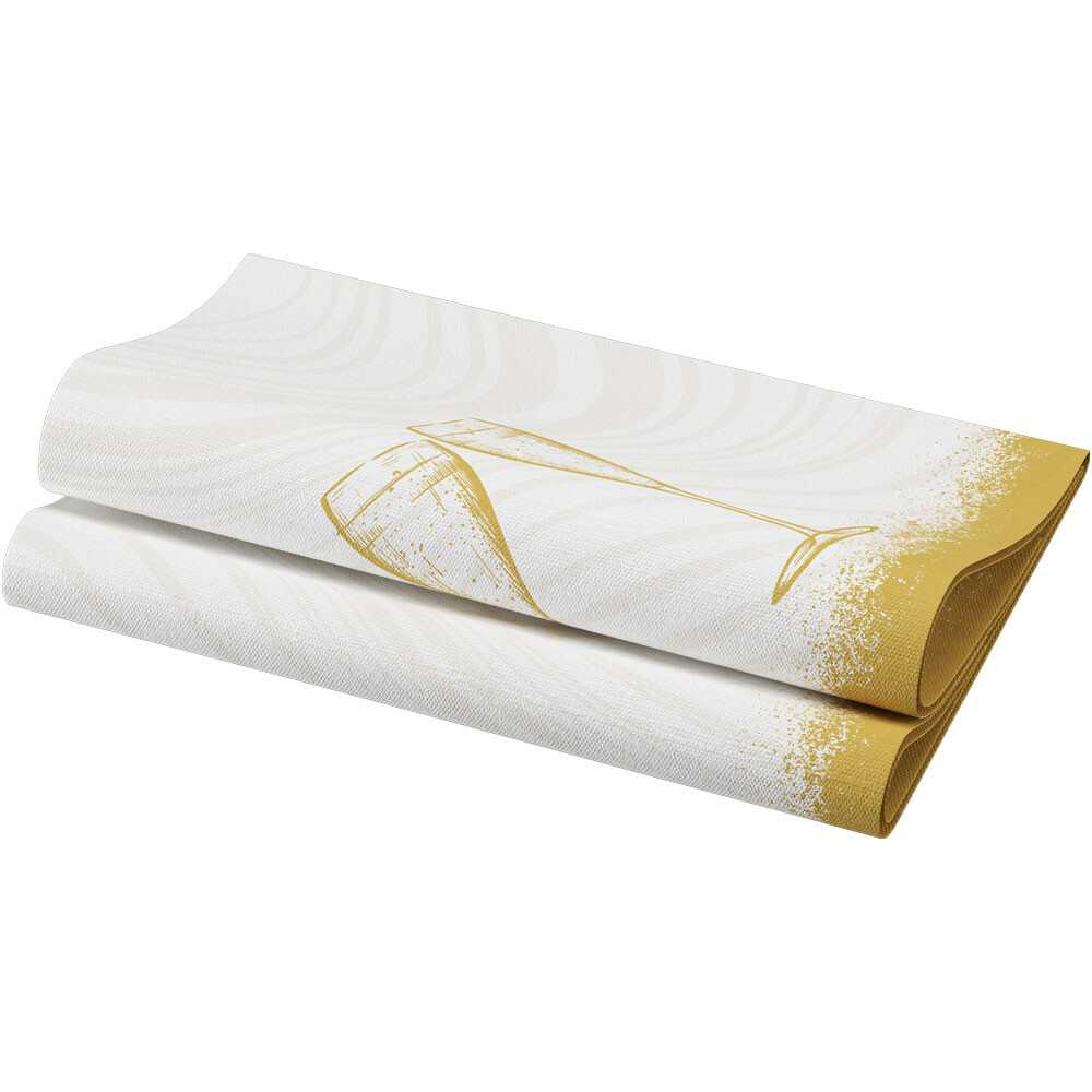 Bio Dunisoft-Servietten Sparkly Cheers White