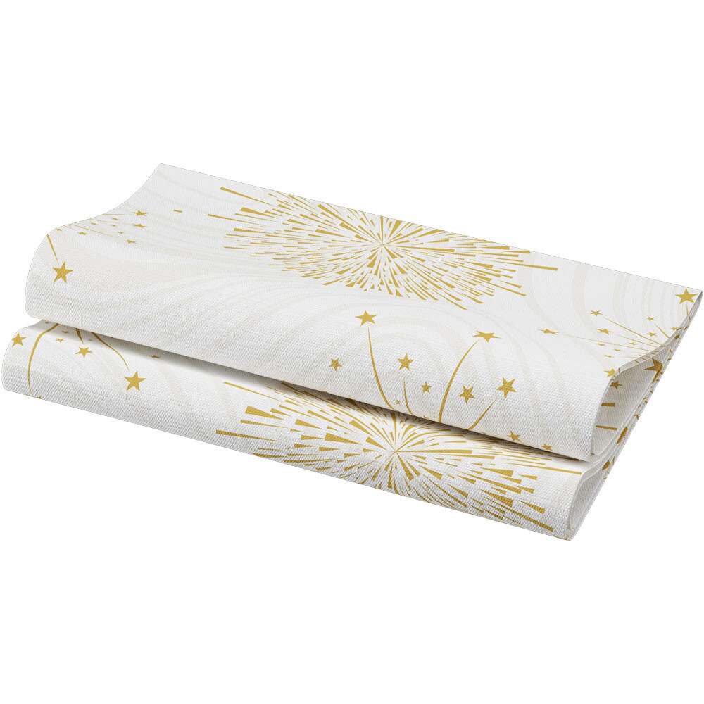 Bio Dunisoft-Servietten Sparkly White Bio Dunisoft-Servietten Sparkly White
