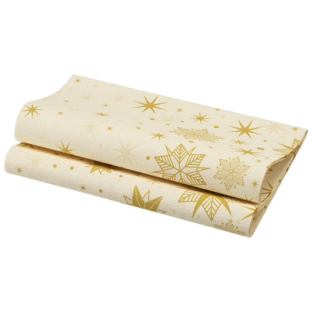 Bio Dunisoft-Servietten Stargazing Cream 40 x 40 cm