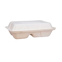 Burger Boxen XL 2-geteilt aus Holzfaser Burger Boxen XL 2-geteilt aus Holzfaser