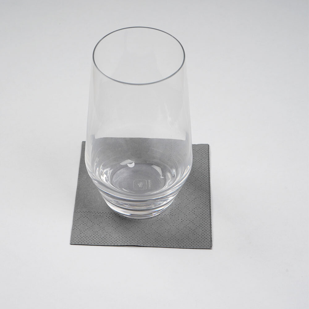 Cocktailservietten 24 x 24 cm 2-lagig grau Cocktailservietten 24 x 24 cm 2-lagig grau