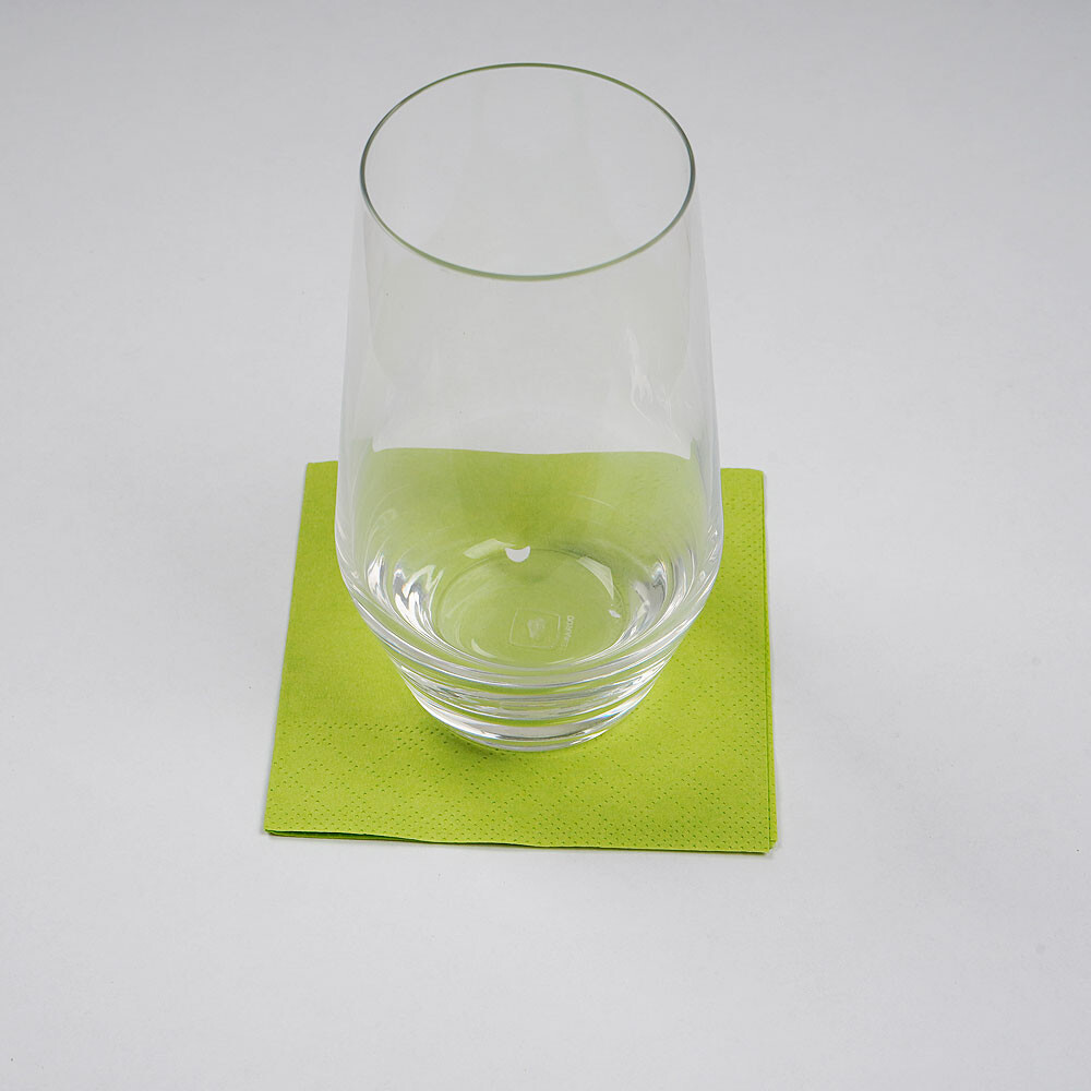 Cocktailservietten 24 x 24 cm 2-lagig kiwi Cocktailservietten 24 x 24 cm 2-lagig kiwi