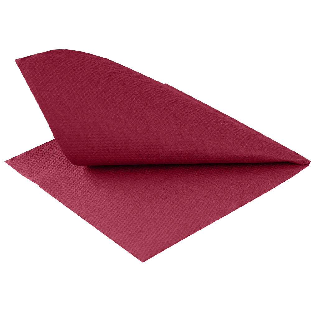 Cocktailservietten Soft 20 x 20 cm bordeaux