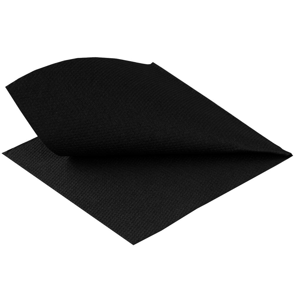 Cocktailservietten Soft 20 x 20 cm schwarz