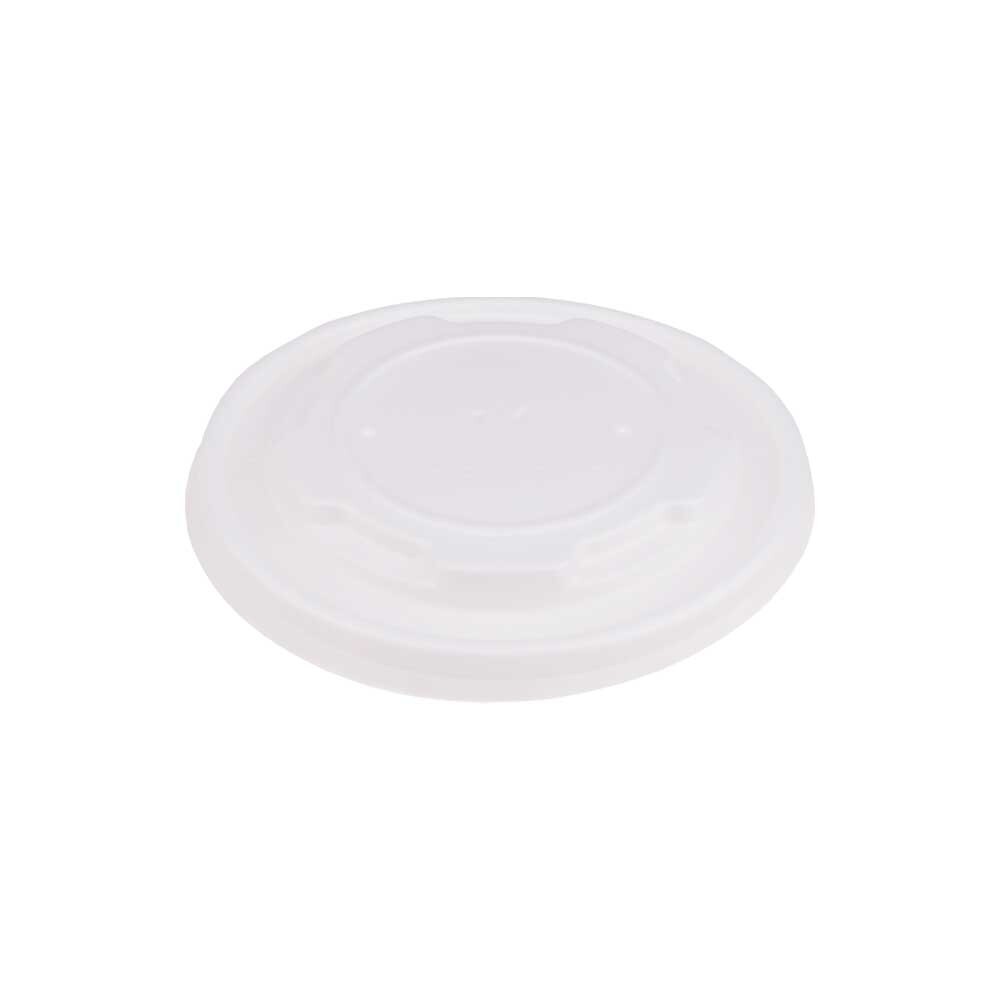 Deckel für Suppenbecher Vegware weiß 9 cm Durchmesser Deckel für Suppenbecher Vegware weiß 9 cm Durchmesser
