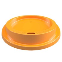 Deckel Mehrweg orange 80 mm Durchmesser