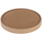 Deckel rund PLA-beschichtetes Hartpapier braun Typ 21349