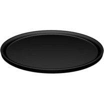 Deckel schwarz für Mehrwegschalen rund Deckel schwarz für Mehrwegschalen rund