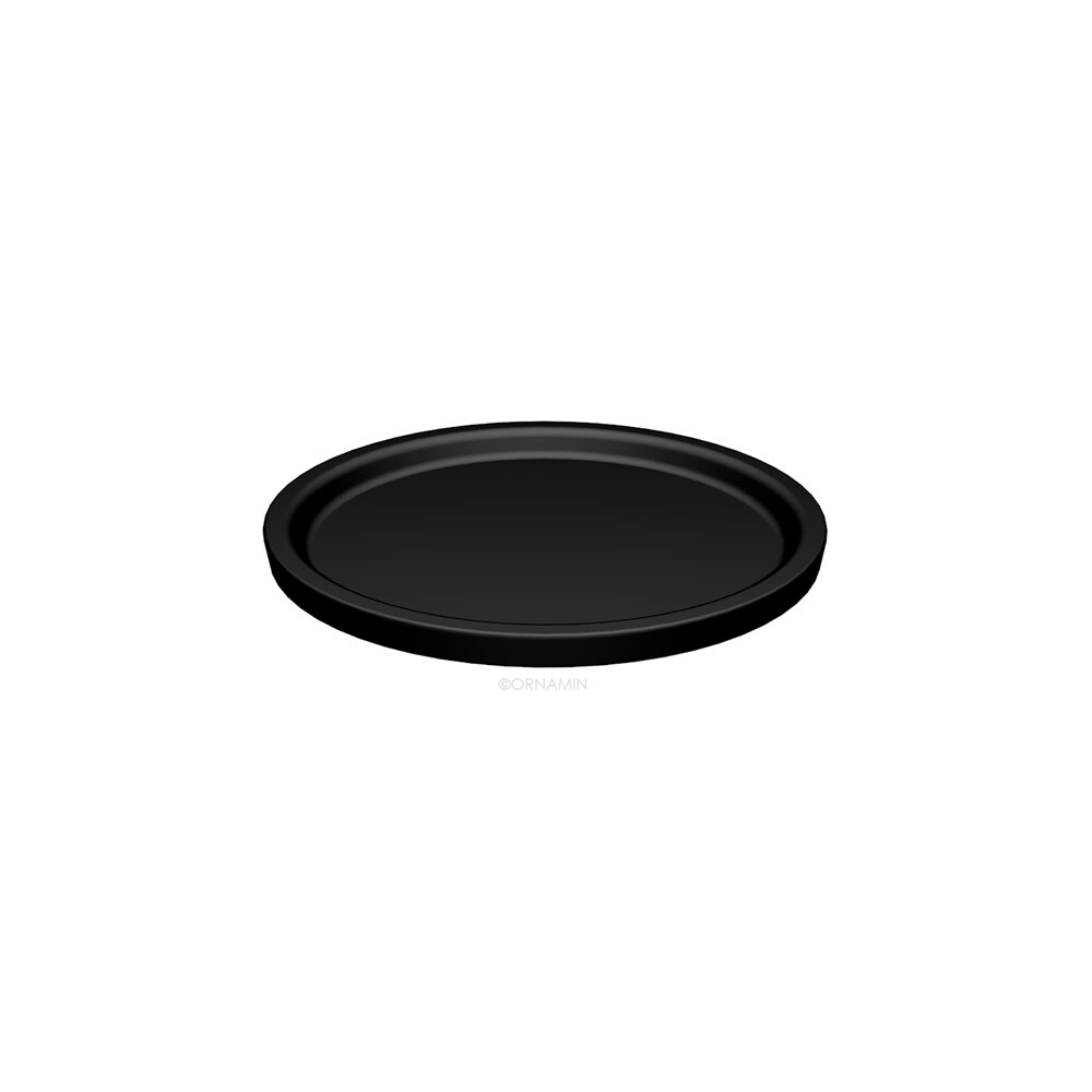 Deckel schwarz für Mehrwegschalen