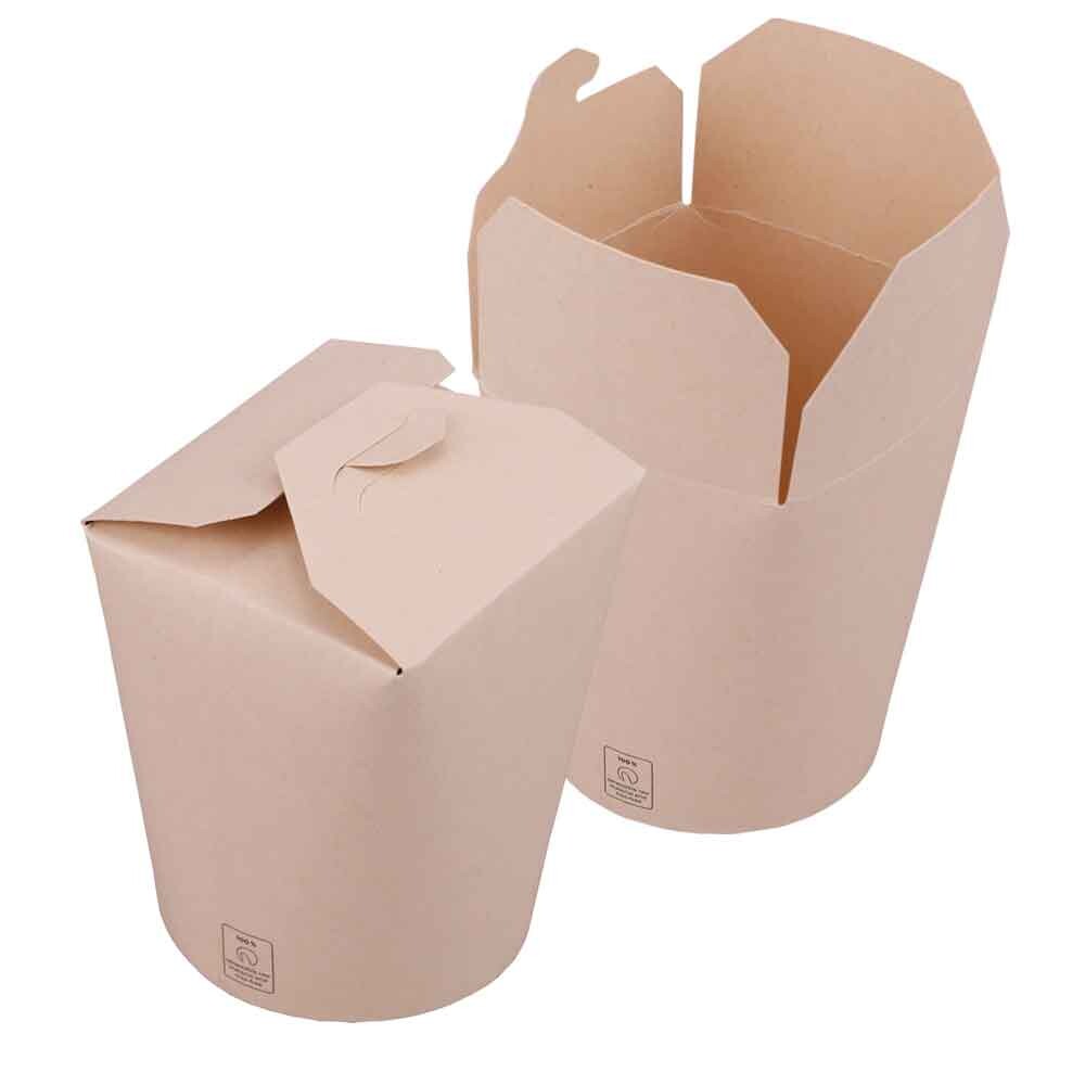 Deliboxen - Asia Snackboxen braun 450 ml