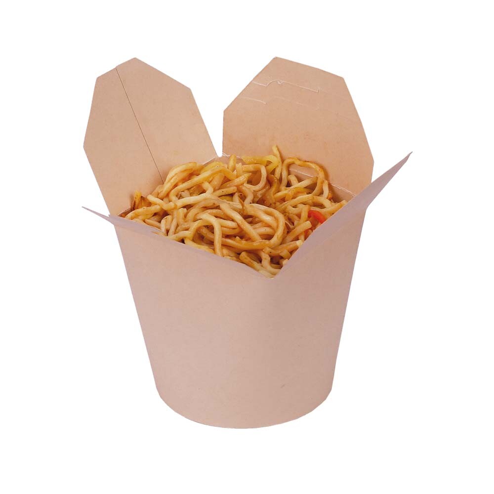 Deliboxen - Asia Snackboxen braun 450 ml