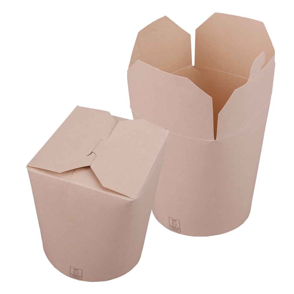 Deliboxen - Asia Snackboxen braun 950 ml