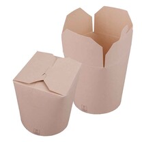Deliboxen - Asia Snackboxen braun 950 ml