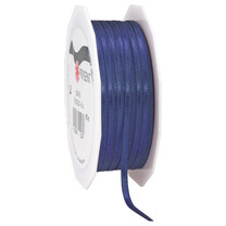 Doppelsatinband mit Webkante ultramarinblau Doppelsatinband mit Webkante ultramarinblau
