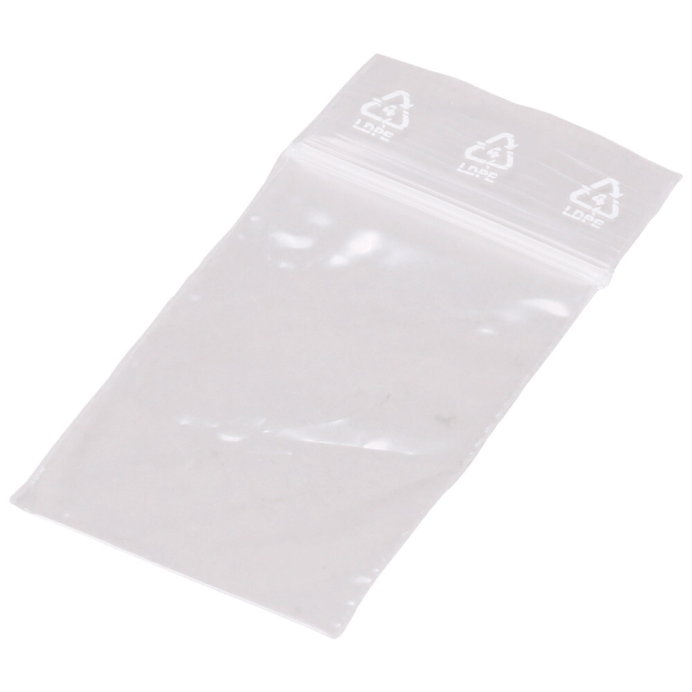 Druckverschlussbeutel transparent 60x130x0.050 mm Druckverschlussbeutel transparent 60x130x0.050 mm