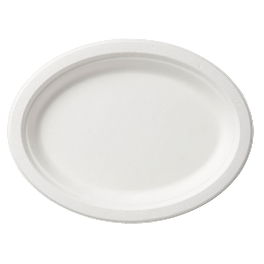 Duni Bagasse Teller oval 26 cm Duni Bagasse Teller oval 26 cm