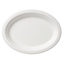 Duni Bagasse Teller oval 26 cm Duni Bagasse Teller oval 26 cm