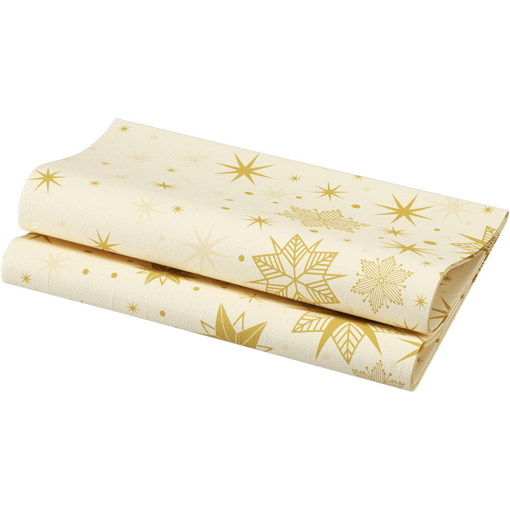 Duni Dunilin Servietten Stargazing Cream 40 x 40 cm - Weihnachten Duni Dunilin Servietten Stargazing Cream 40 x 40 cm - Weihnachten