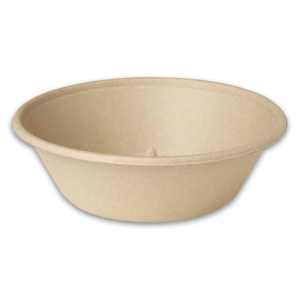 Duni Food - Bagasse-Salatschalen rund braun 1000 ml