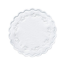 Duni Glasuntersetzer 9 cm Romanze Weiß Duni Glasuntersetzer 9 cm Romanze Weiß
