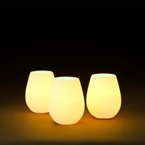 Duni LED Leuchten mit Klicksystem Bright Bambus | Moosmann Verpackungen