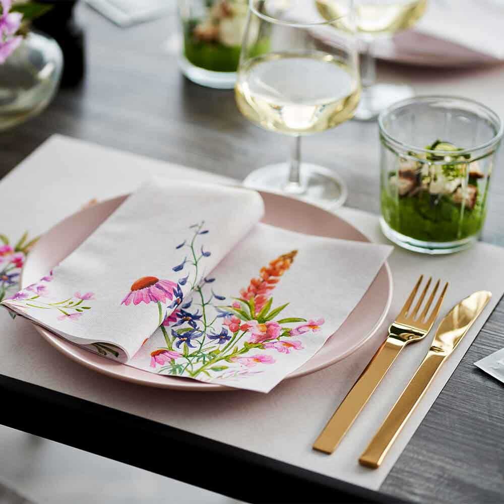 Duni Klassik-Servietten - 40 x 40 cm Floret