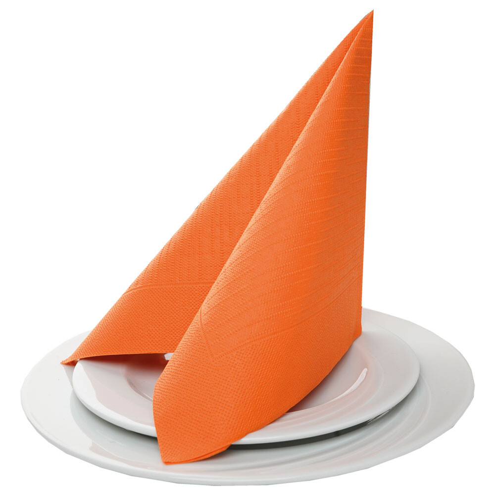 Duni Klassik-Servietten 40 x 40 cm Sun Orange
