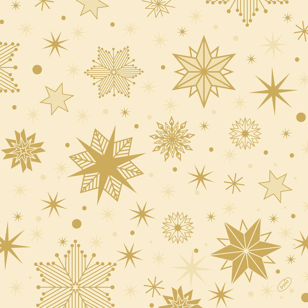 Duni Klassik-Servietten - 40 x 40 cm Stargazing Cream Duni Klassik-Servietten - 40 x 40 cm Stargazing Cream