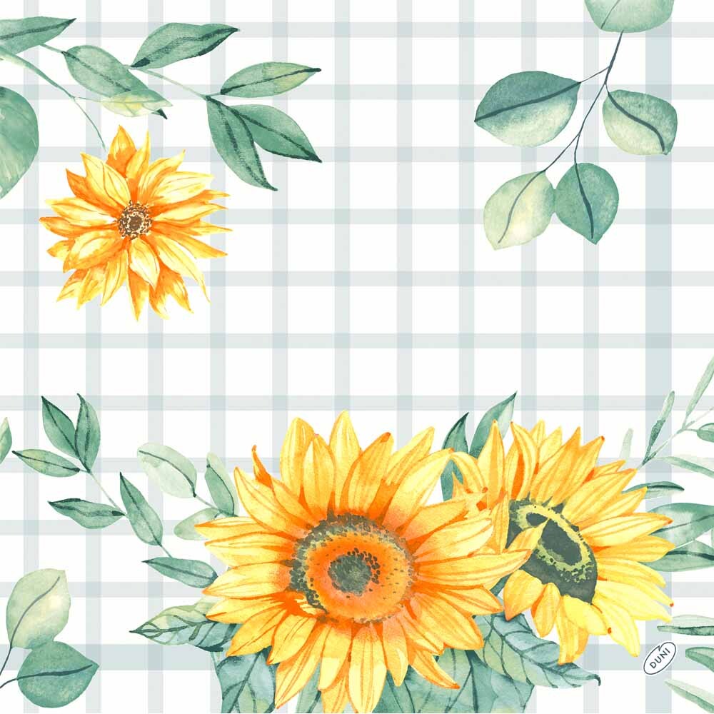 Duni Klassik-Servietten - 40 x 40 cm Sunflower Day