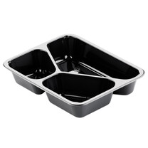 Duni Menüschalen schwarz - CPET 525275205 ml Duni Menüschalen schwarz - CPET 525275205 ml