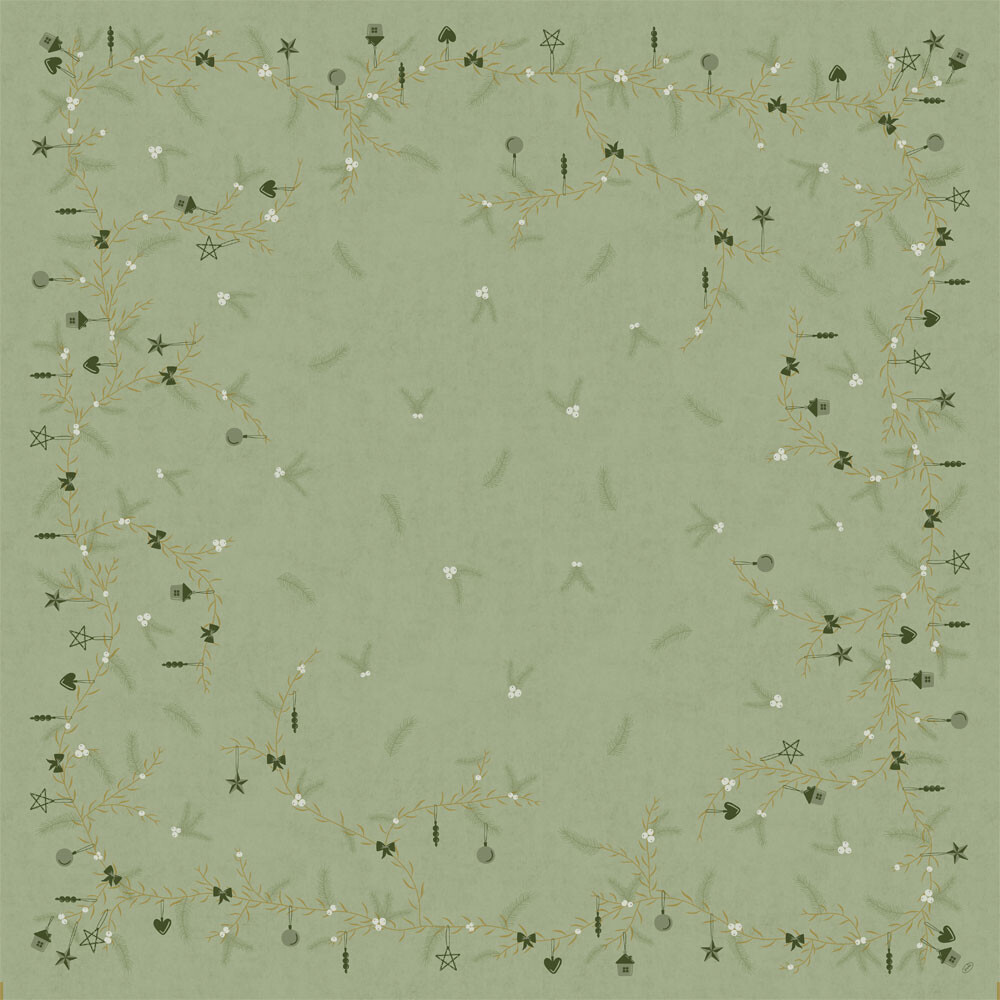 Duni Mitteldecken Bio Dunicel 84 x 84 cm 20er Pack Noel Pistachio Duni Mitteldecken Bio Dunicel 84 x 84 cm 20er Pack Noel Pistachio