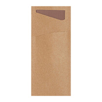 Duni - Serviettentaschen Sacchetto eco brown - chestnut Duni - Serviettentaschen Sacchetto eco brown - chestnut