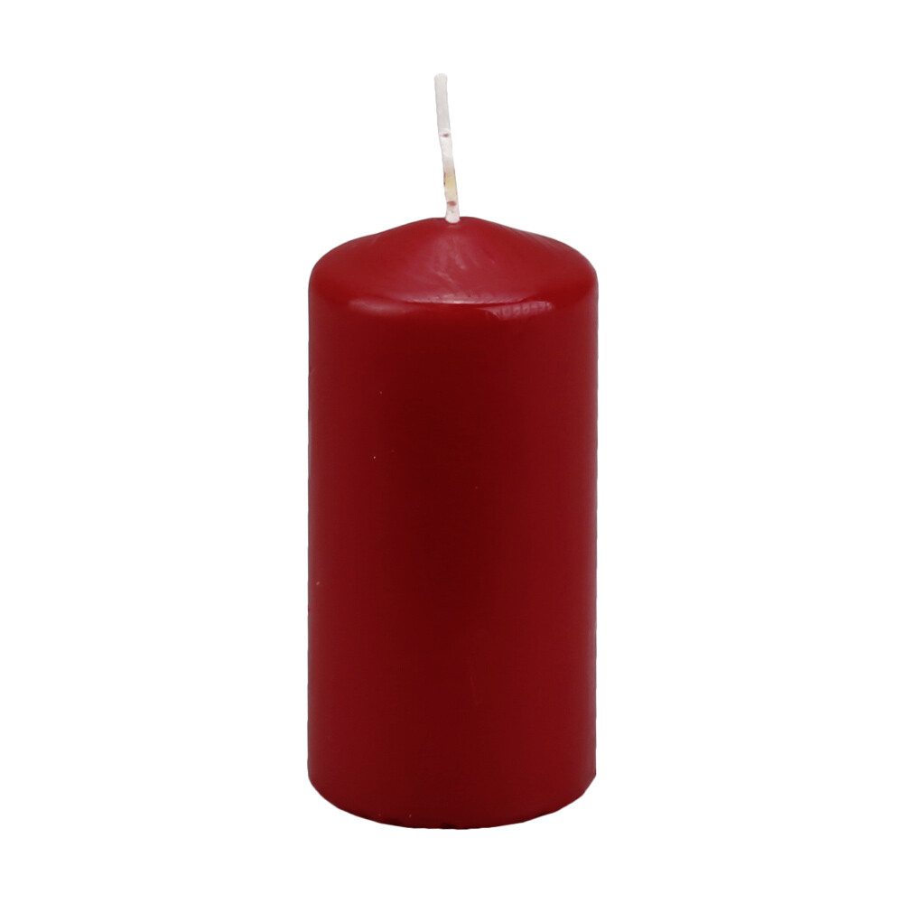 Duni Stumpenkerzen rund gerade Form 100 x 50 mm Bordeaux Duni Stumpenkerzen rund gerade Form 100 x 50 mm Bordeaux