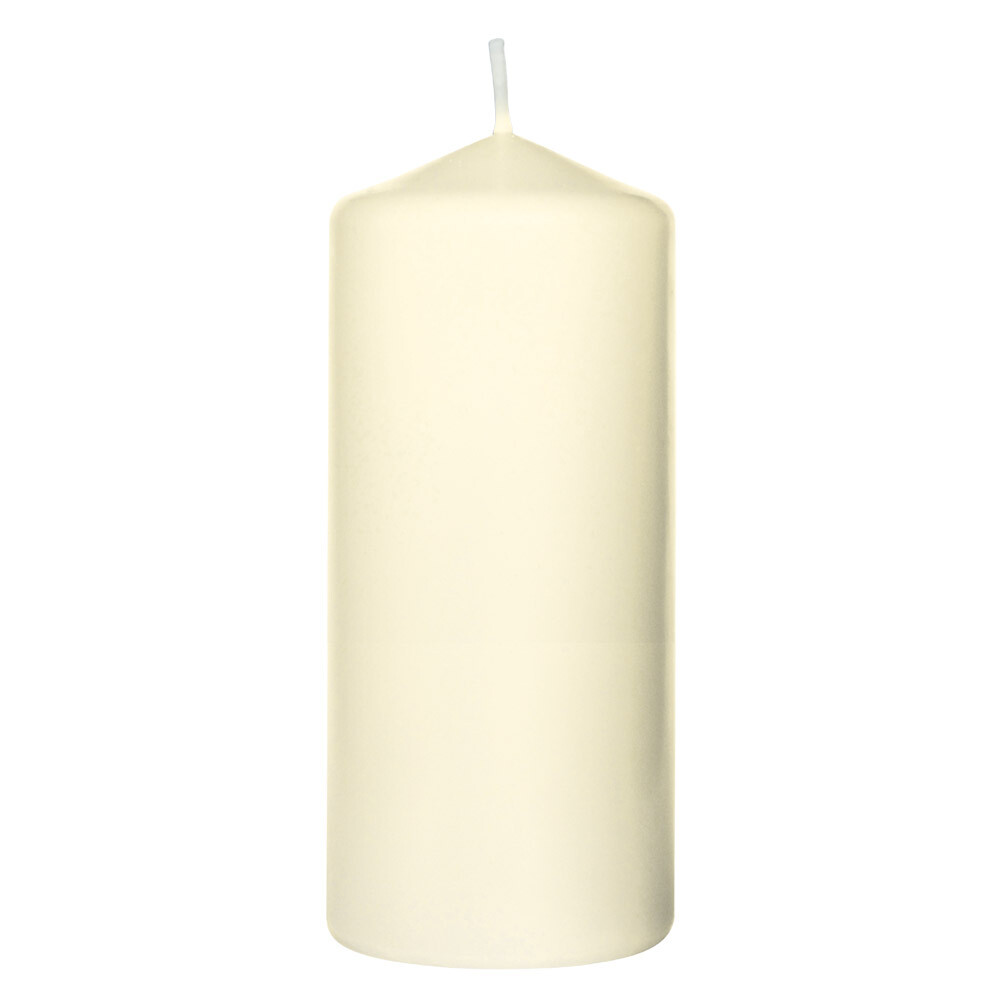 Duni Stumpenkerzen rund gerade Form 150 x 80 mm Cream