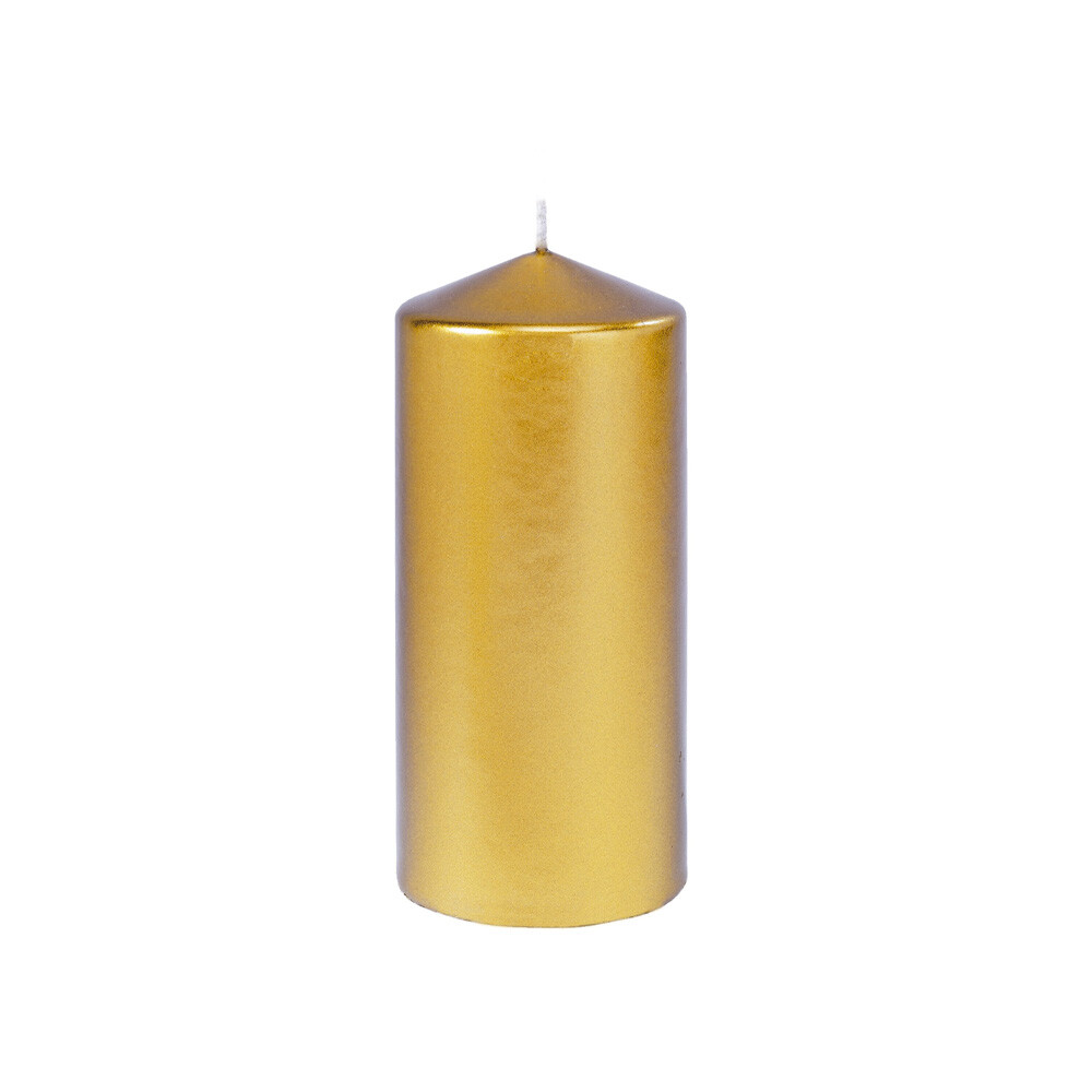 Duni - Stumpenkerzen rund matt Gold Duni - Stumpenkerzen rund matt Gold