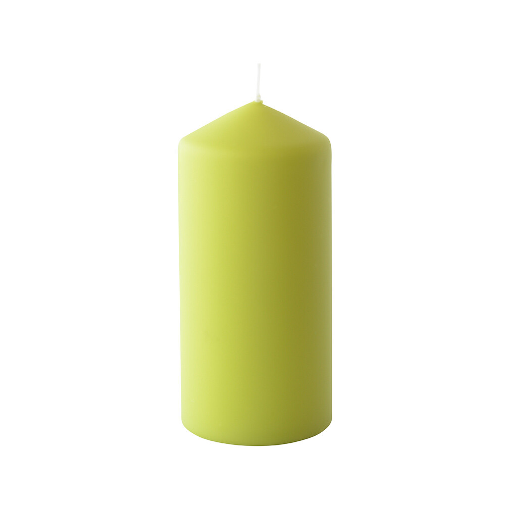 Duni - Stumpenkerzen rund matt Kiwi Duni - Stumpenkerzen rund matt Kiwi