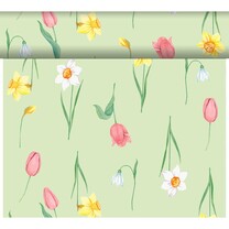 Duni Tischläufer Bio Dunicel Tete-a-Tete Spring Melody