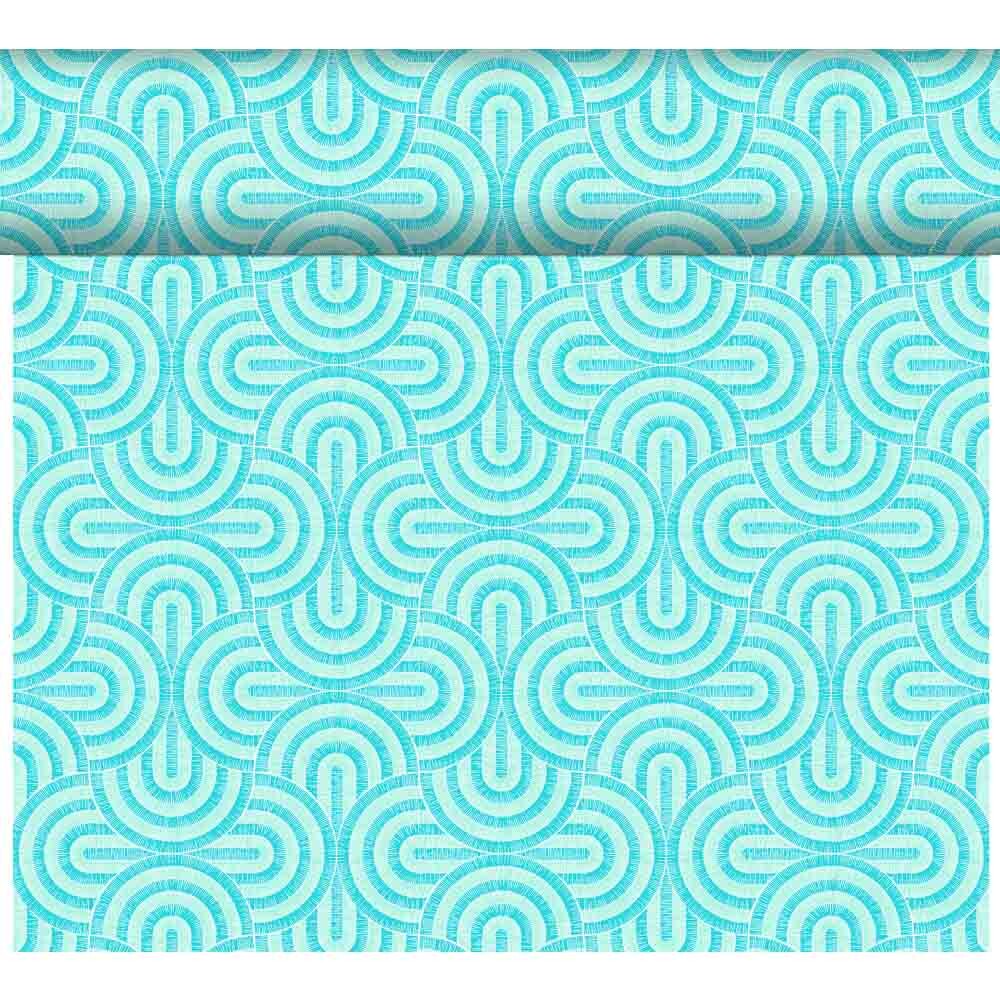 Duni Tischläufer Dunicel Tete-a-Tete Breeze mint blue